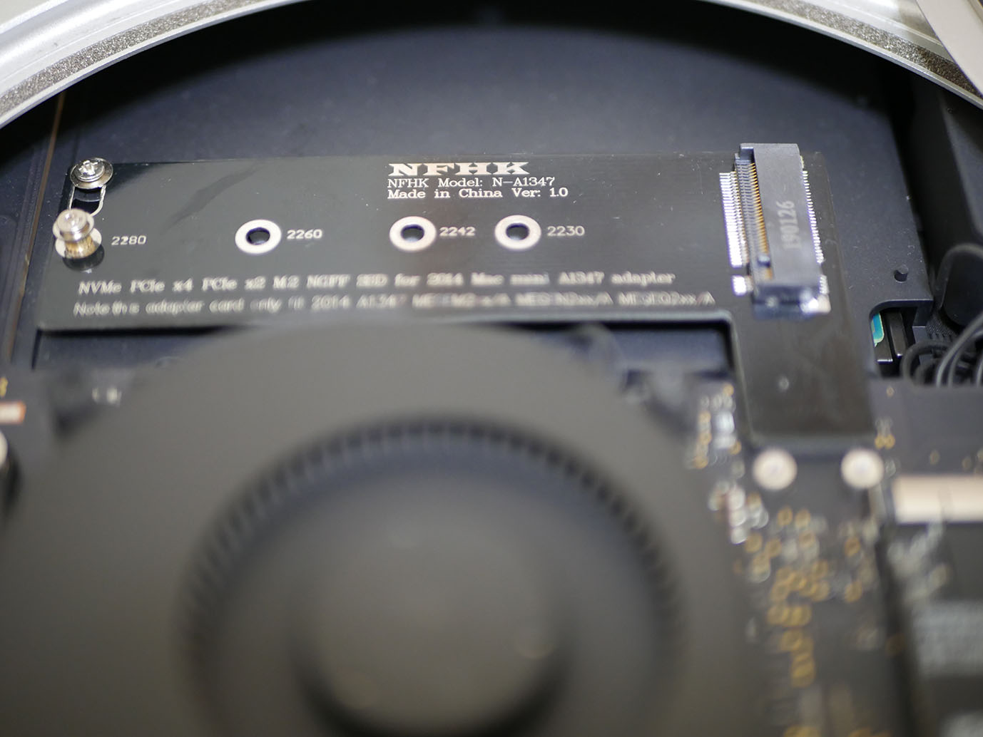 pcie ssd for mac mini late 2014